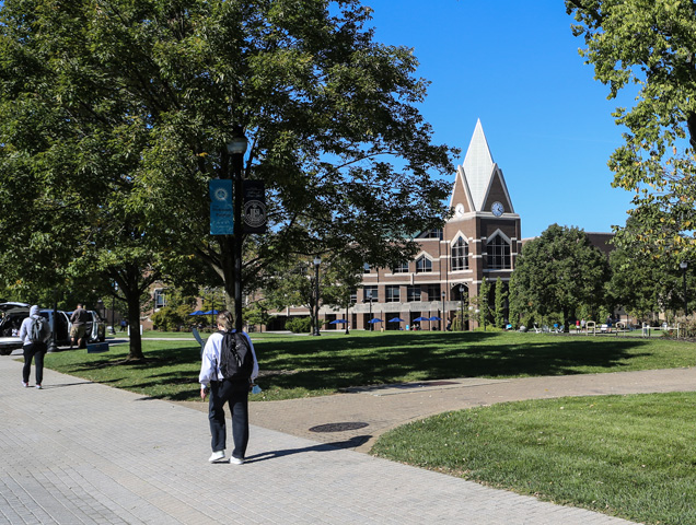 Students in the full-time MBA program learning in a classroom