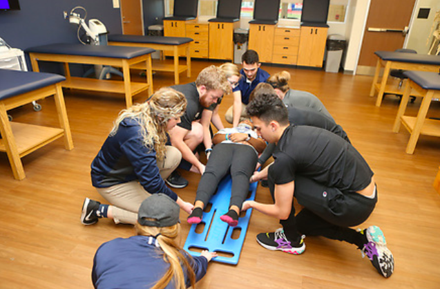 students training