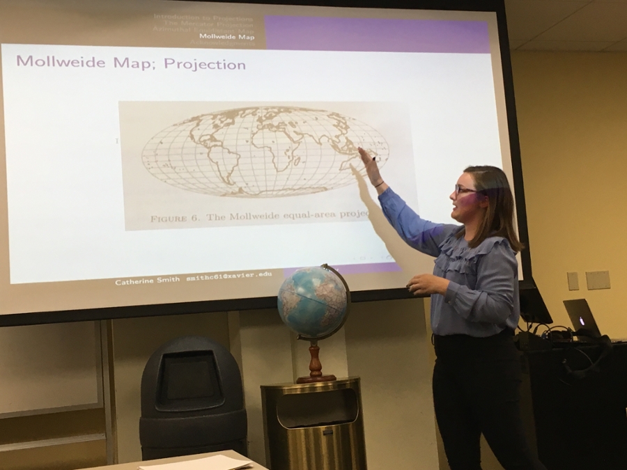 Photo of Senior Math Project Presentation