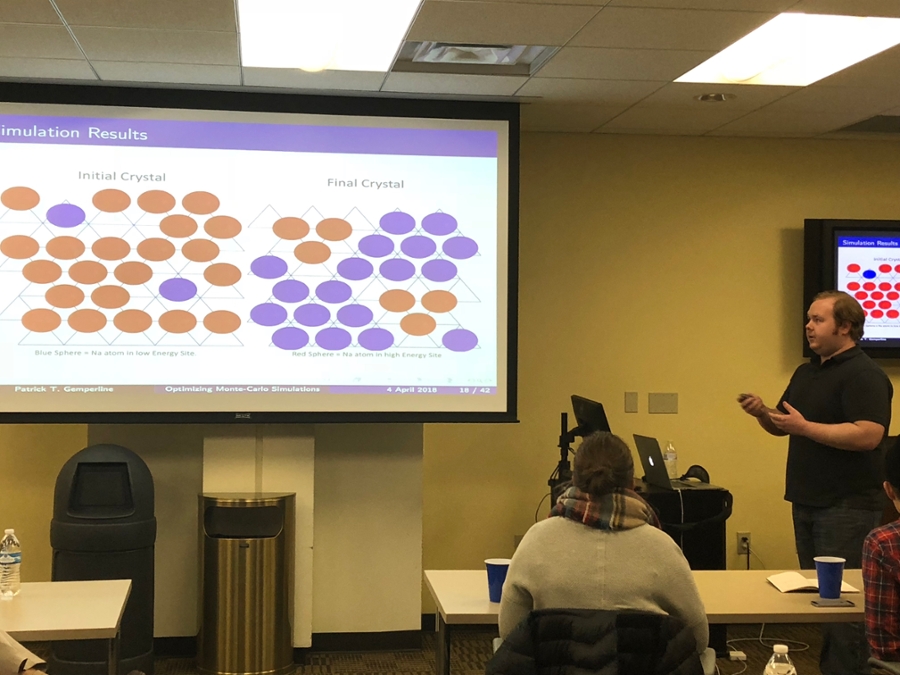 Photo of Senior Math Project Presentation