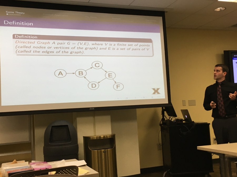 Photo of Senior Math Project Presentation