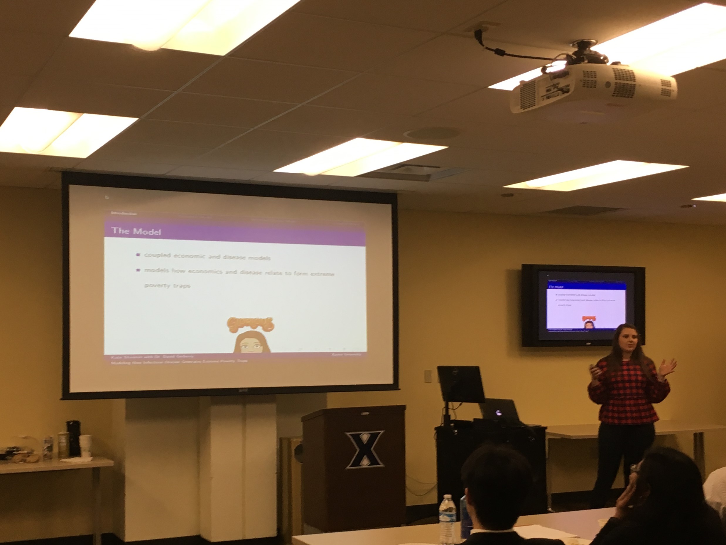 Photo of Katie Shannon's presentation