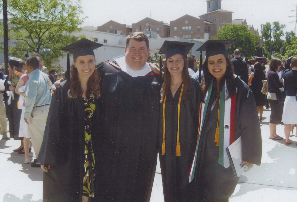 Exterior Photo of Math students with Math Professor/Faculty