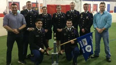Photo of the Pershing Rifles/Color Guard team