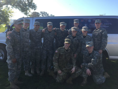 Photo of the Ranger Challenge team