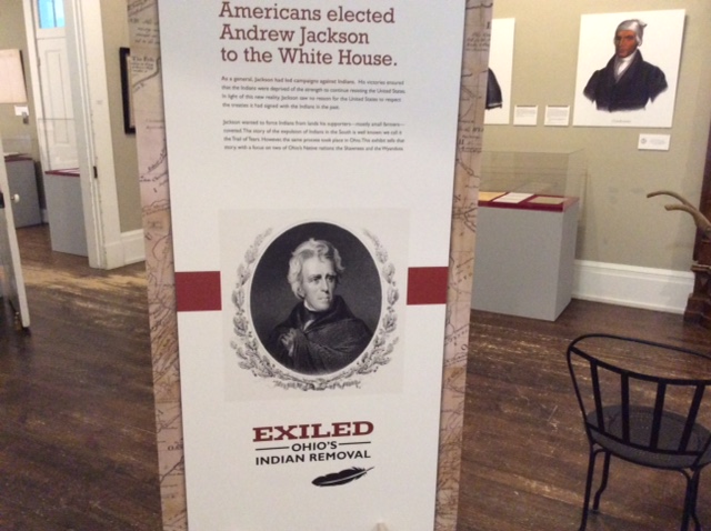 Photo of 'Exiled: Ohio's Indian Removal' Display