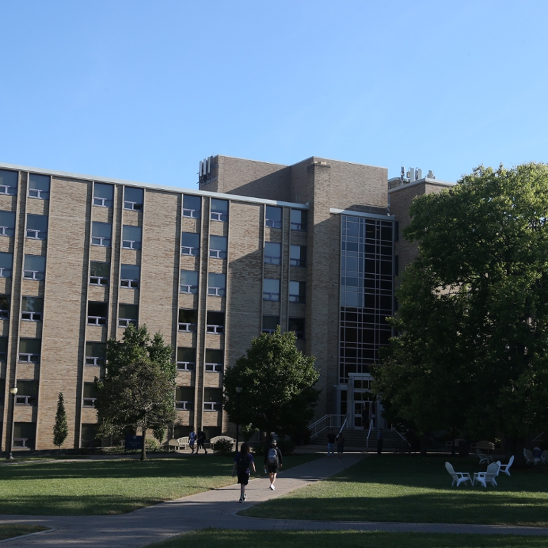 Exterior photo of Kuhlman Hall
