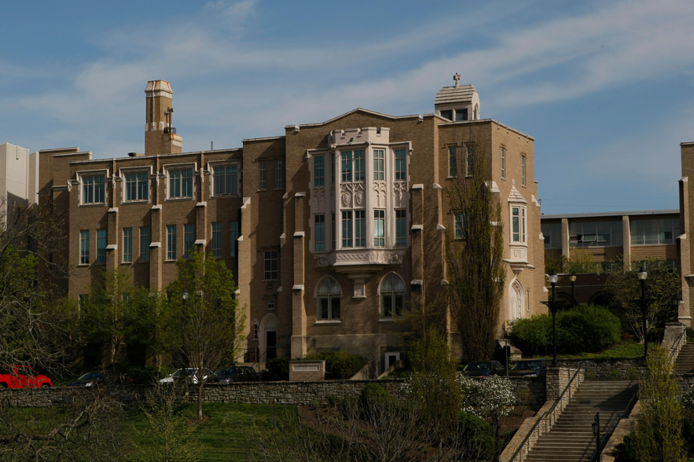 Albers hall at a distance