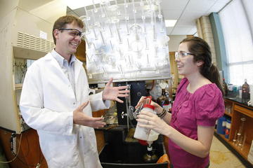 Students in a lab