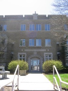 Front entrance to Elet Hall