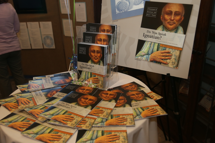 Photo of "Do You Speak Ignatian?" publications on a table