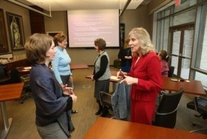 Photo of a Meeting. inside a Conference Room