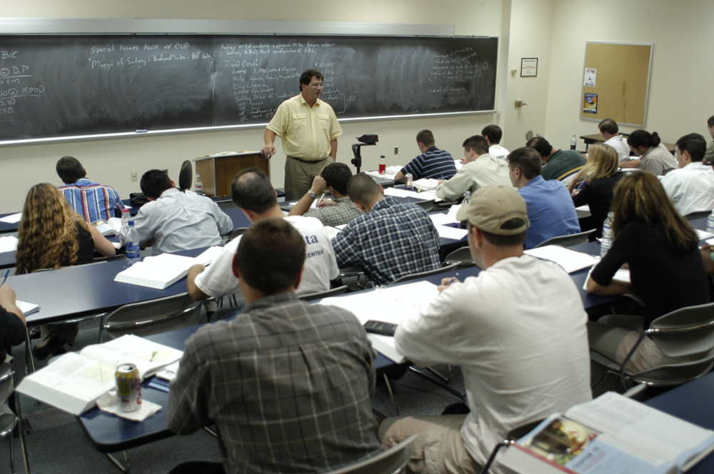 Classroom in Hailstones Hall