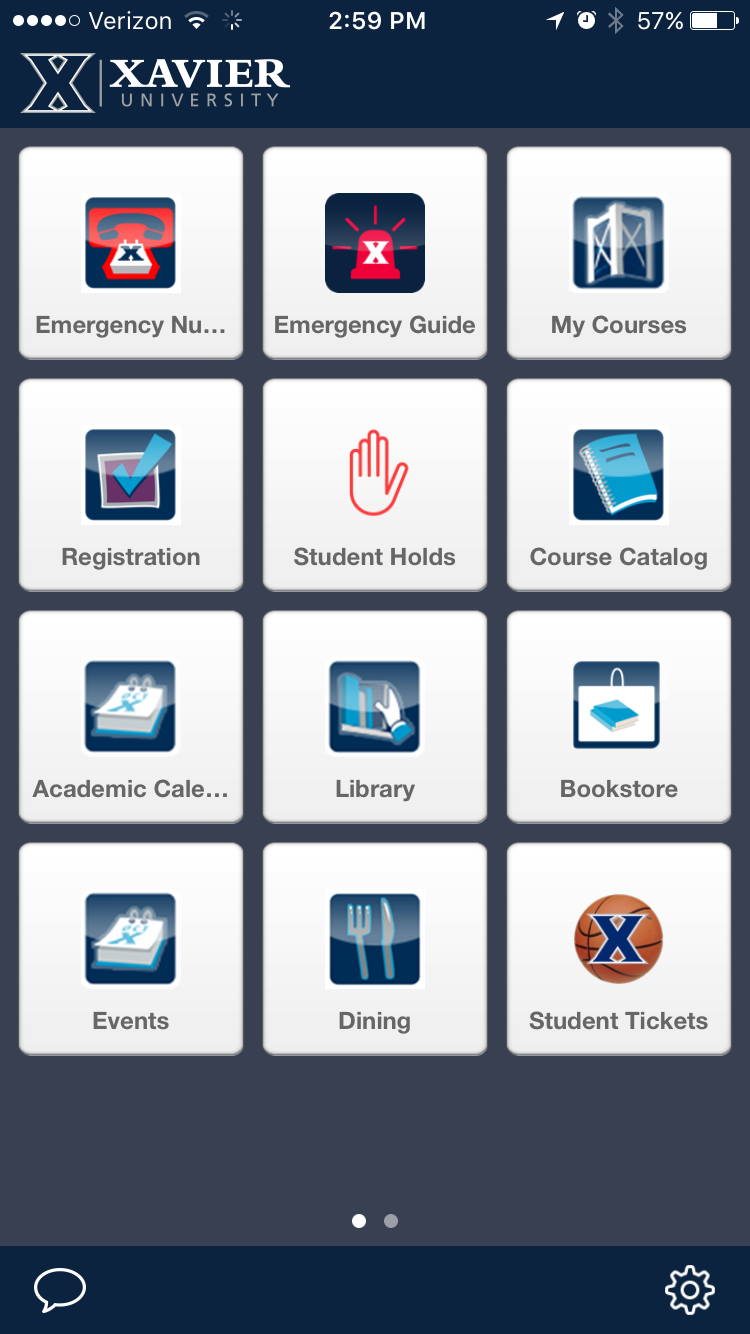 Mobile App Xavier University