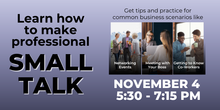 Next Small Talk Flyer