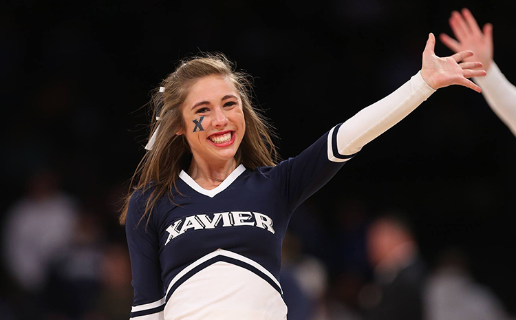 Photo of XU Cheerleader