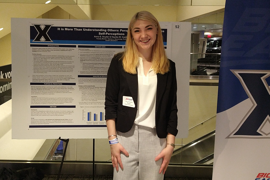 Xavier Undergraduate at Big East Symposium