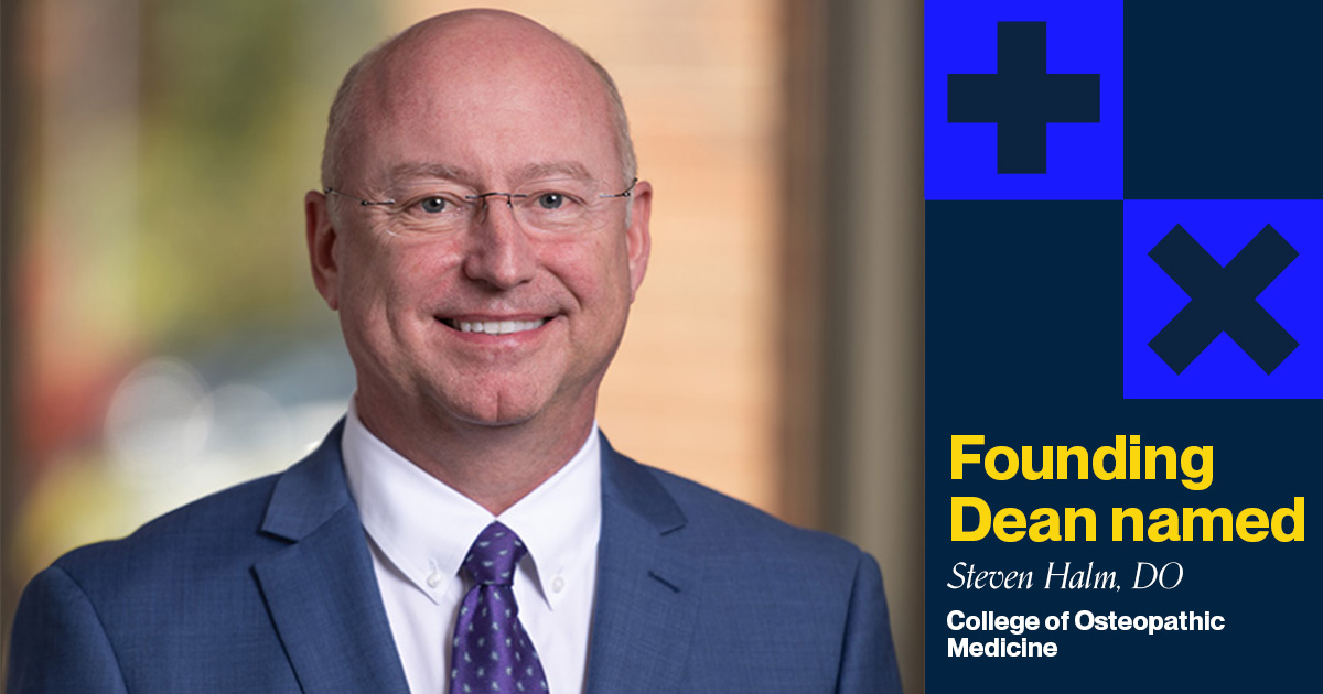 Xavier selects Steven Halm as founding dean for College of Osteopathic