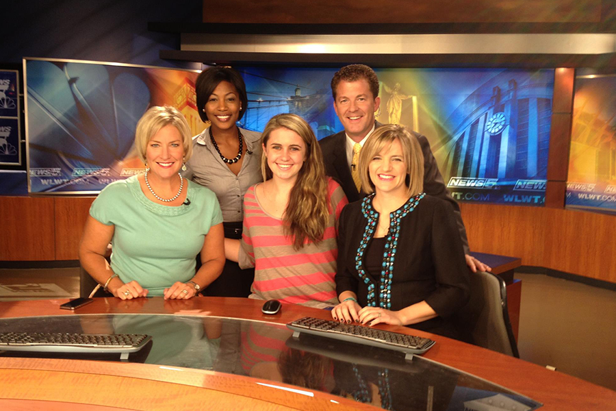 Group Photo of Katie Ryan with fellow colleagues at WLWT-TV (NBC)