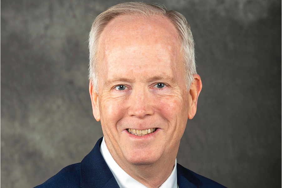 A portrait of Dr. Eddie Hooker, Xavier University professor and director of the university's Master of Health Services Administration program.