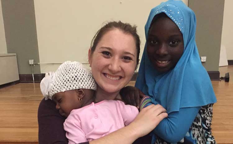 Photo of Alison Trianfo with children