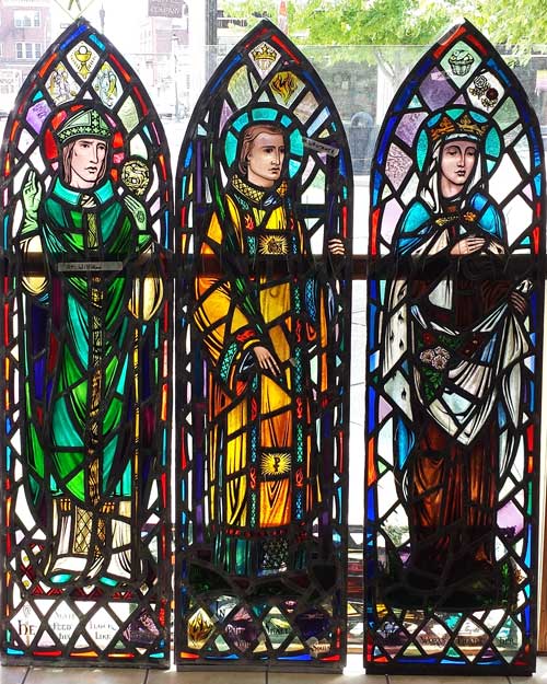 Saints glass murals