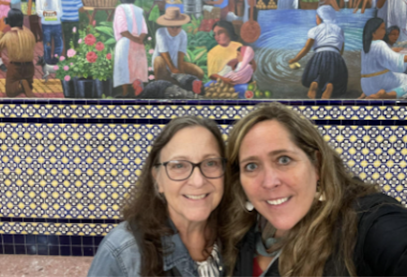 Dr. Leah Dunn and Dr. Marnie Renda at the Atlixco, Puebla Mexico 