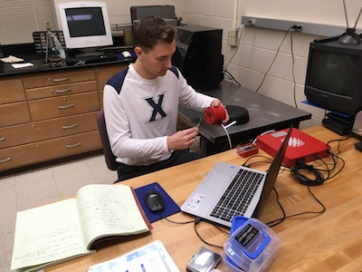 Photo of a Student Scanning Probe Microscopy 