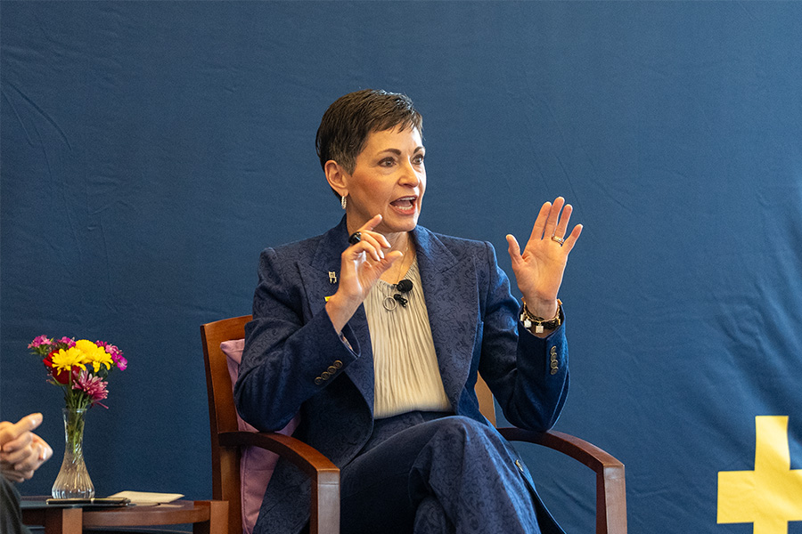 Penny Pennington talking