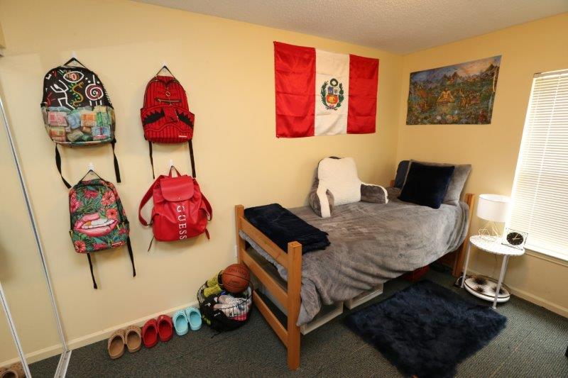 Commons Bedroom with Personal Furnishings