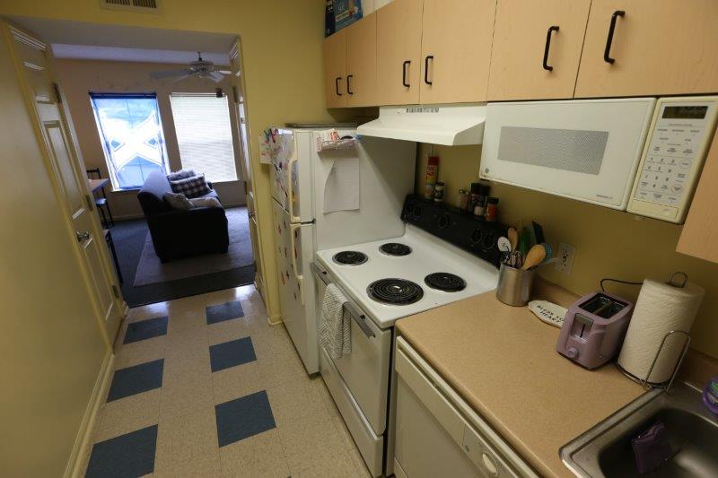 Commons Kitchen with Personal Furnishings