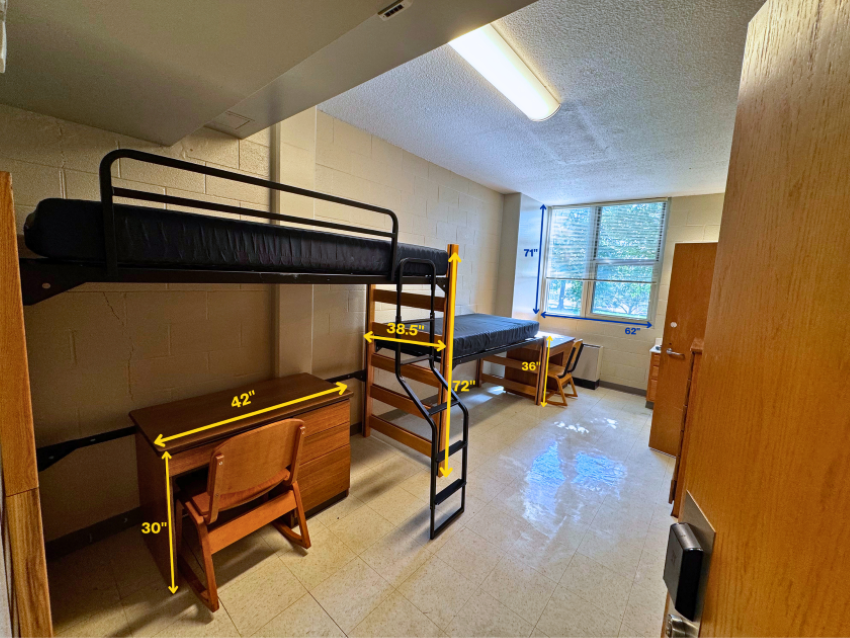 room dimensions