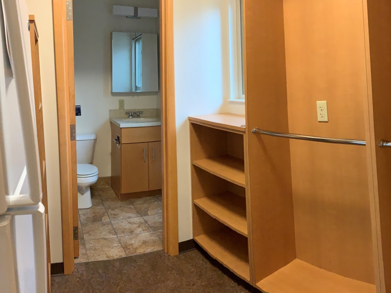 Manor House Bathroom, Closet and Fridge