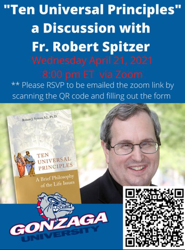 Cover of "Ten Universal Principles" a Discussion with Fr. Robert Spitzer