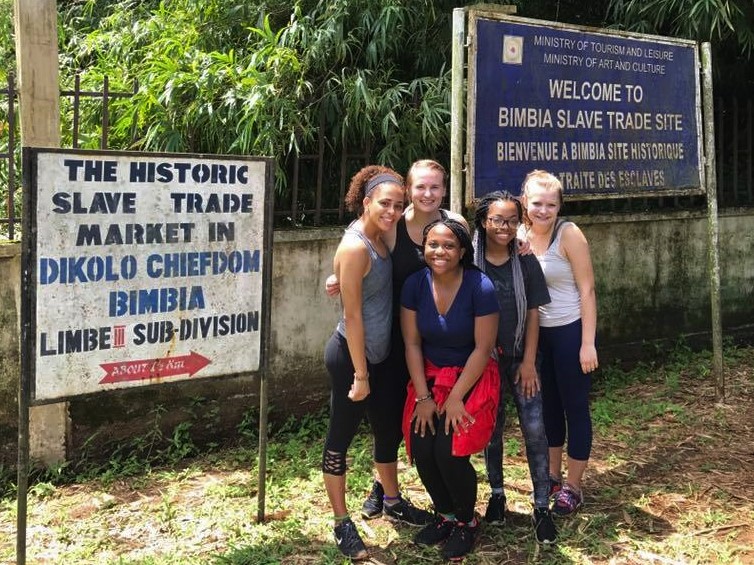 Photo of XU Social Work students in Cameroon
