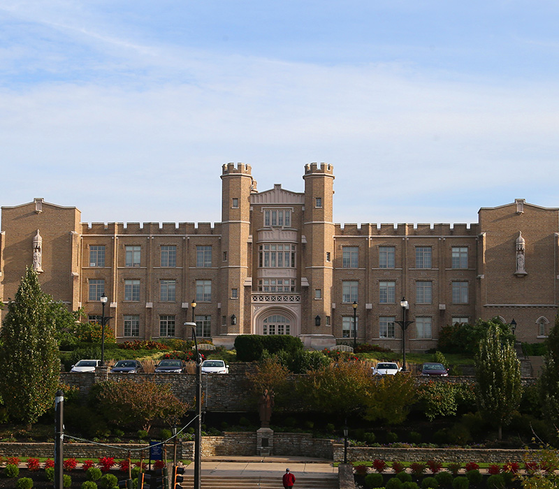 Exterior of Hinkle Hall