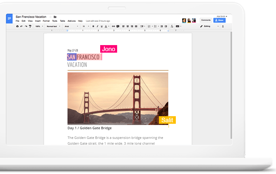 Google Docs screenshot