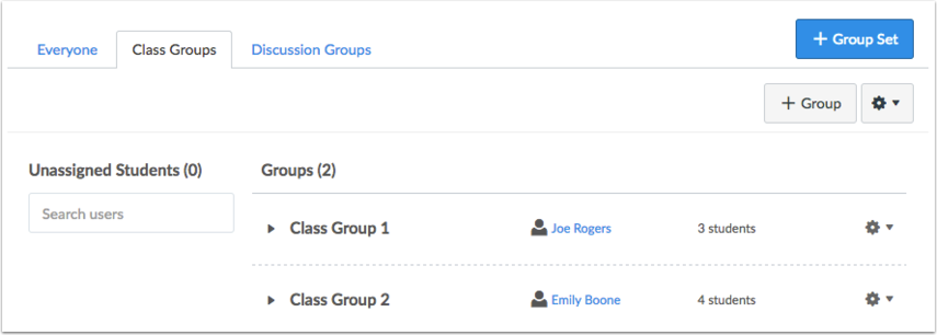 Canvas Groups screenshot