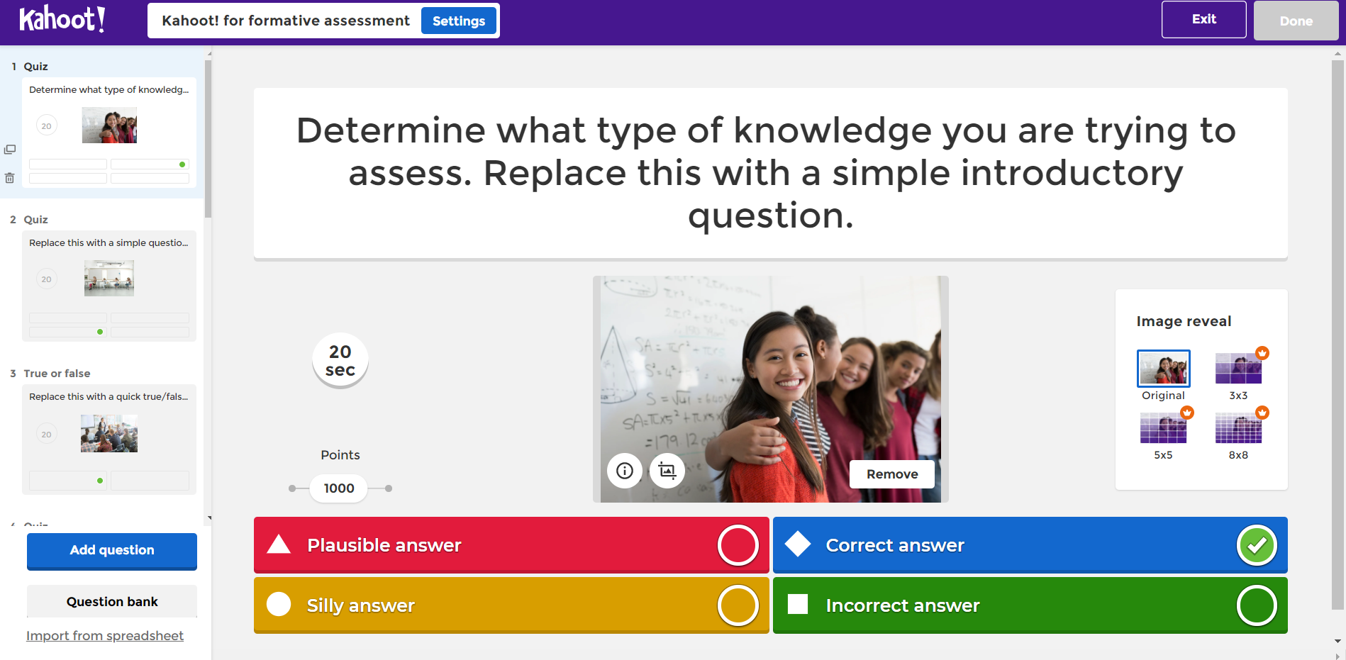 Kahoot screenshot