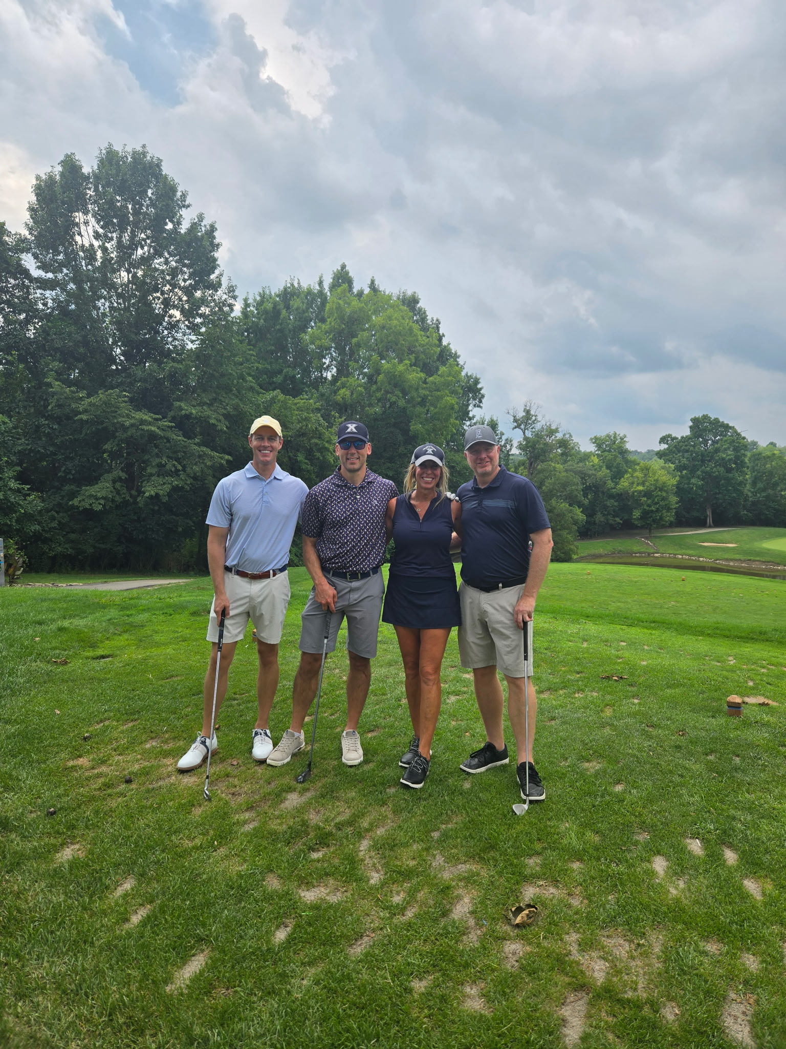 Golf Event with Clubs