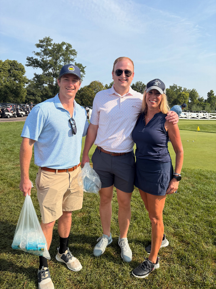 Family posed Golf Event