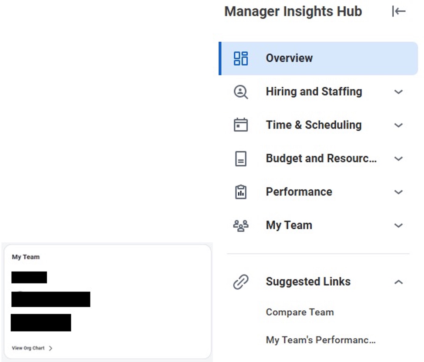 workday Manager Insights Hub