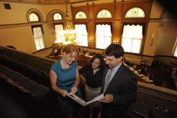 Xavier Students at Cincinnati City Hall